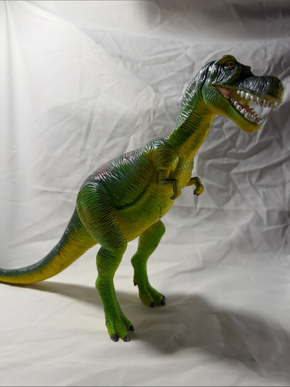 Jasman 1997 Dark & Lime Green TYRANNOSAURUS Rex Dinosaur